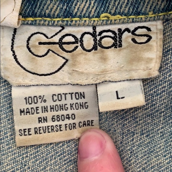 Vintage denim jacket from the 80s - Picture 7 of 7